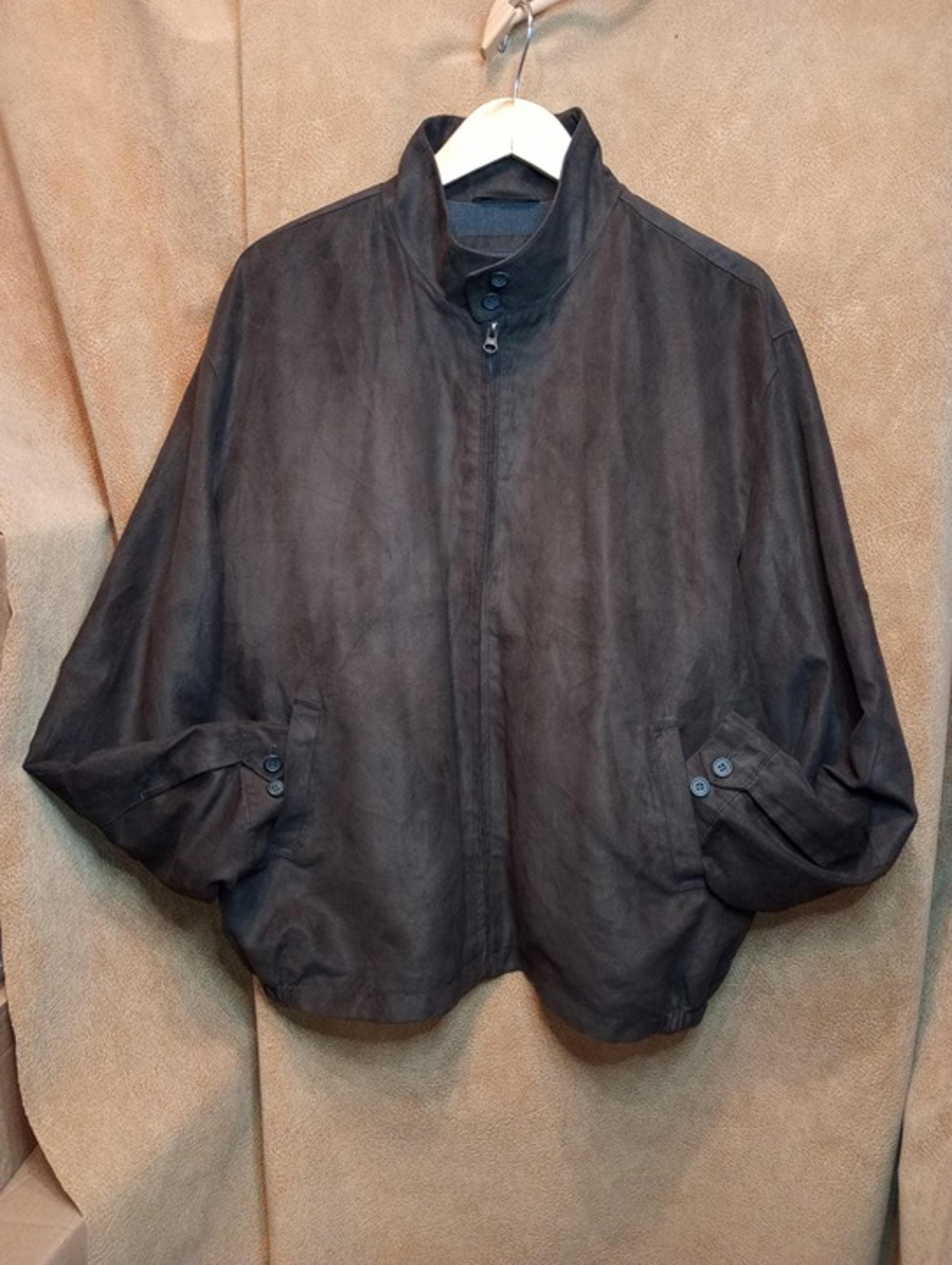 Mens Roundtree Yorke XXL Coat 5 pocket suede look polyester measurements below