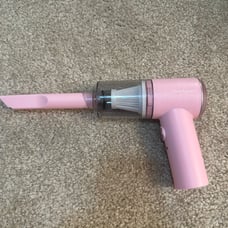Brookstone pink mini vacuum cleaner