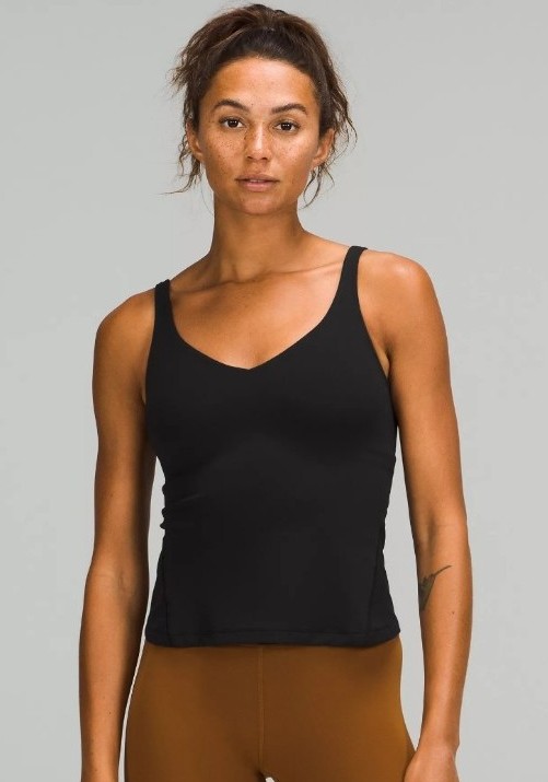lululemon Align Waist-Length Tank Top in Black