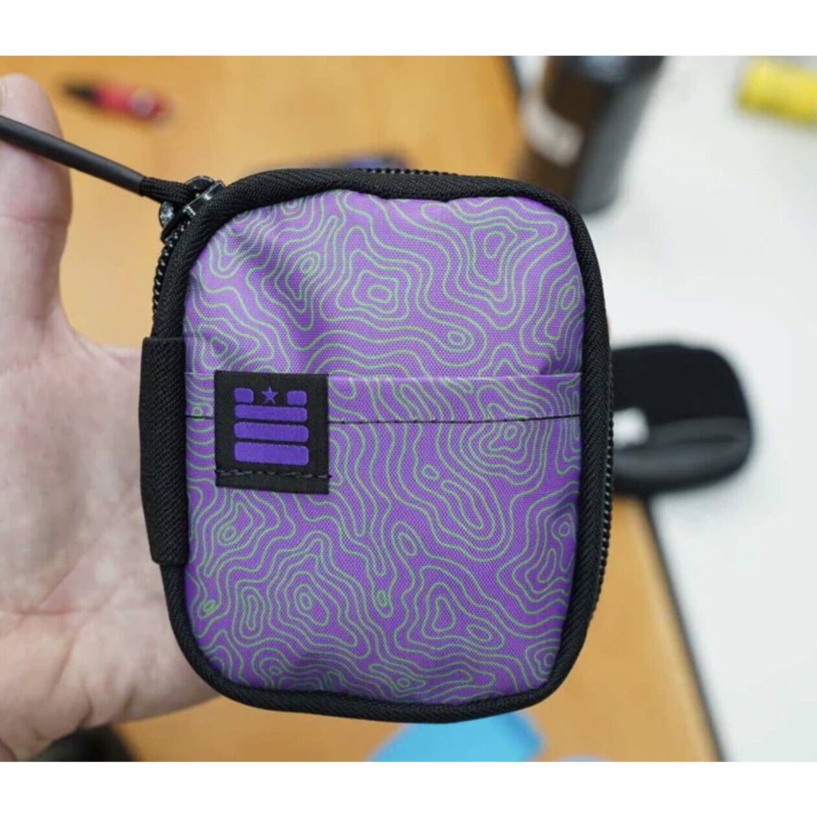 Limited Edition Garage Built Gear Purple Lime Green Topo Mighty Pouch No Loop Limited Edition Garage Built Gear Purple Lime Green Topo Mighty Pouch No Loop