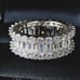 NEW 18K Gold Baguette Round Diamond Ring