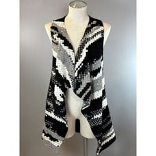 Anthropologie Guest Editor Wool Open Cardigan Vest Size XS