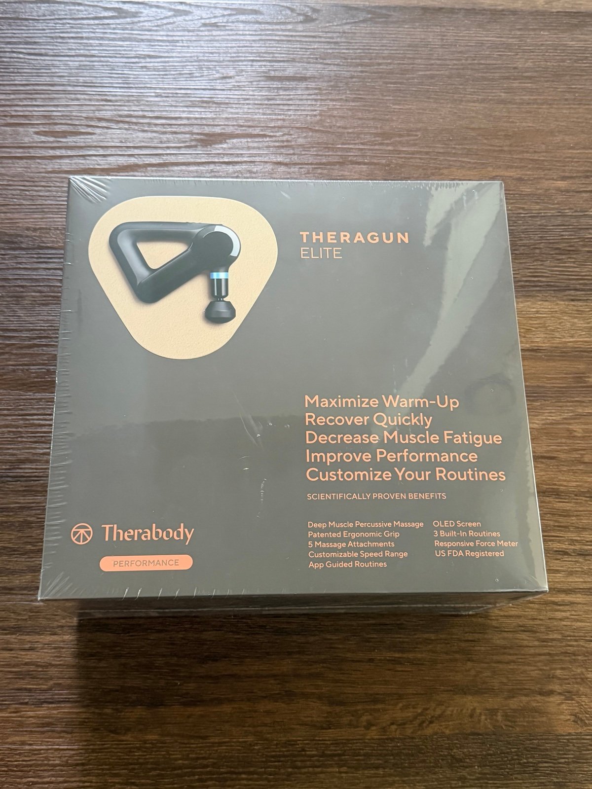 Theragun Elite Percussive Therapy Massage Device Black FACTORY SEALED