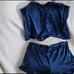 Satin Sleep Set Navy