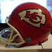 KC Chiefs 40th anniversary mini helmet