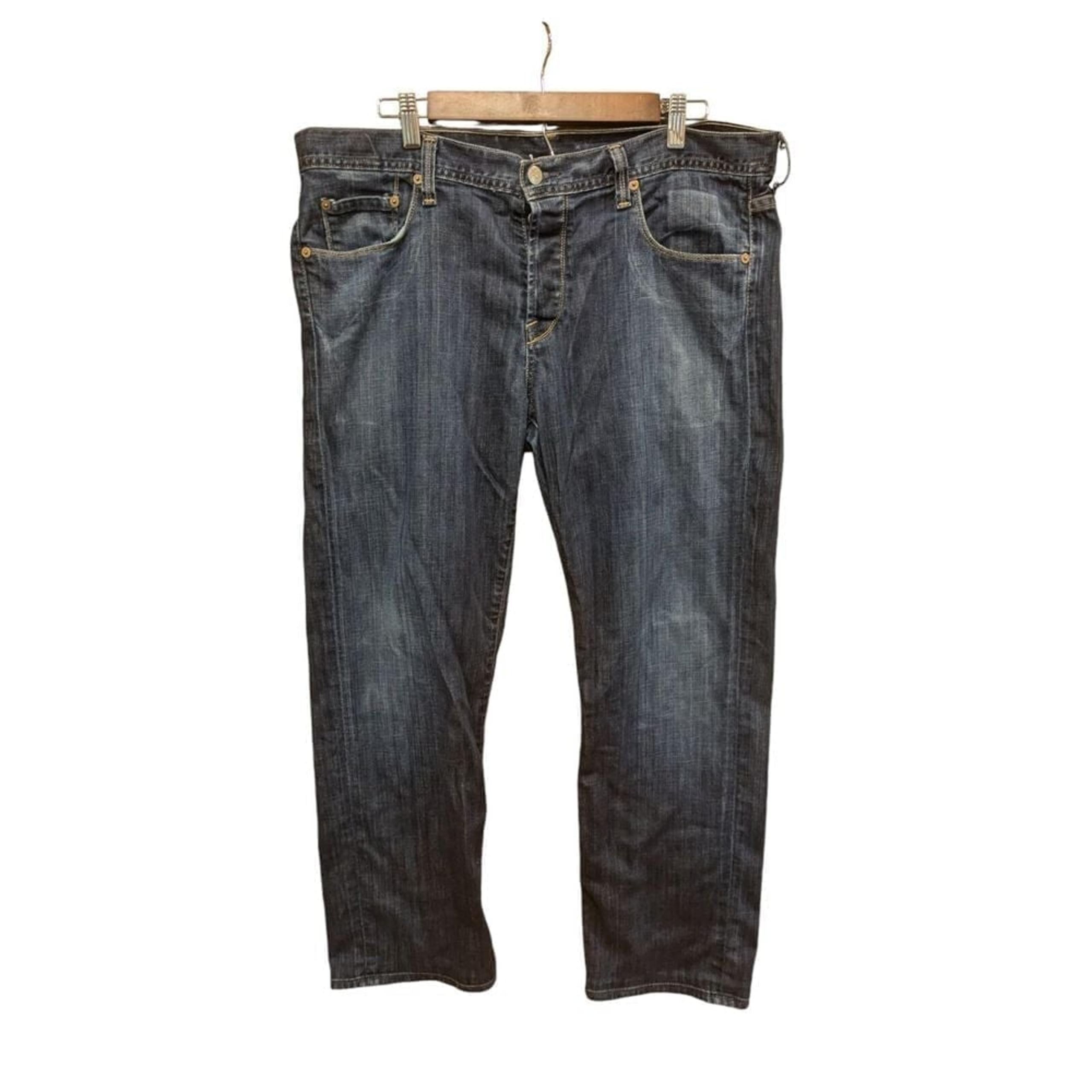 Citizens Of Humanity Jeans Mens 38X31 Blue Medium Wash Evans Relax Straight USA