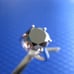 4.52ct 100% REAL NATURAL BLACK DIAMOND RING, CERTIFICATE,FR EE DIA TESTER Size 8