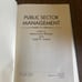 Public Sector Management Textbook