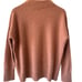 Vince Boiled 100% Cashmere Funnel Neck Sweater In Pink Shell Size S Relaxed Fit