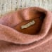 Vince Boiled 100% Cashmere Funnel Neck Sweater In Pink Shell Size S Relaxed Fit