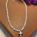 Silpada Freshwater Pearl Bead Necklace with Sterling Silver Cross Pendant