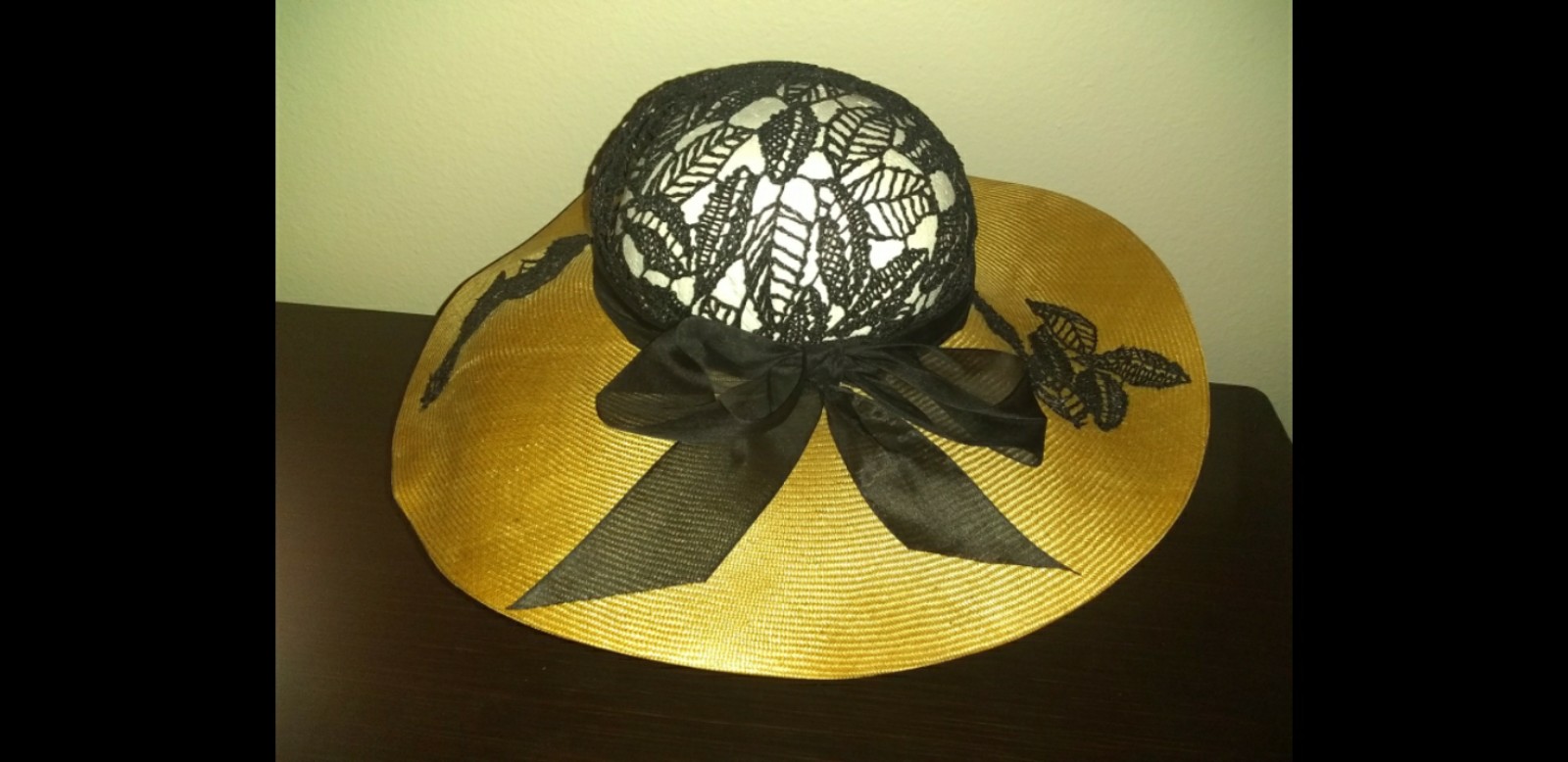 Parisian Straw Hat from famed hatmaker Motsch & Fils, Elegant, Rare, Vintage