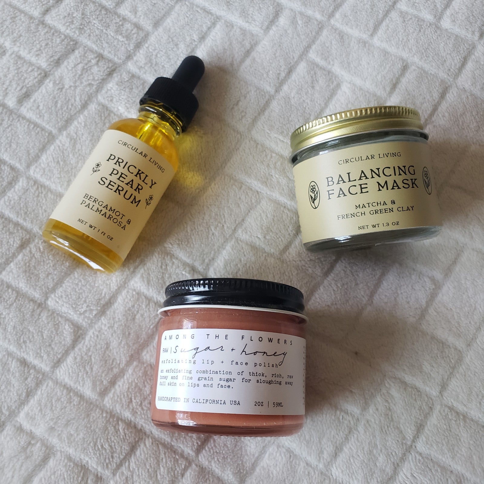 NWT Natural Skincare Bundle, Among the Flowers and Circular Living