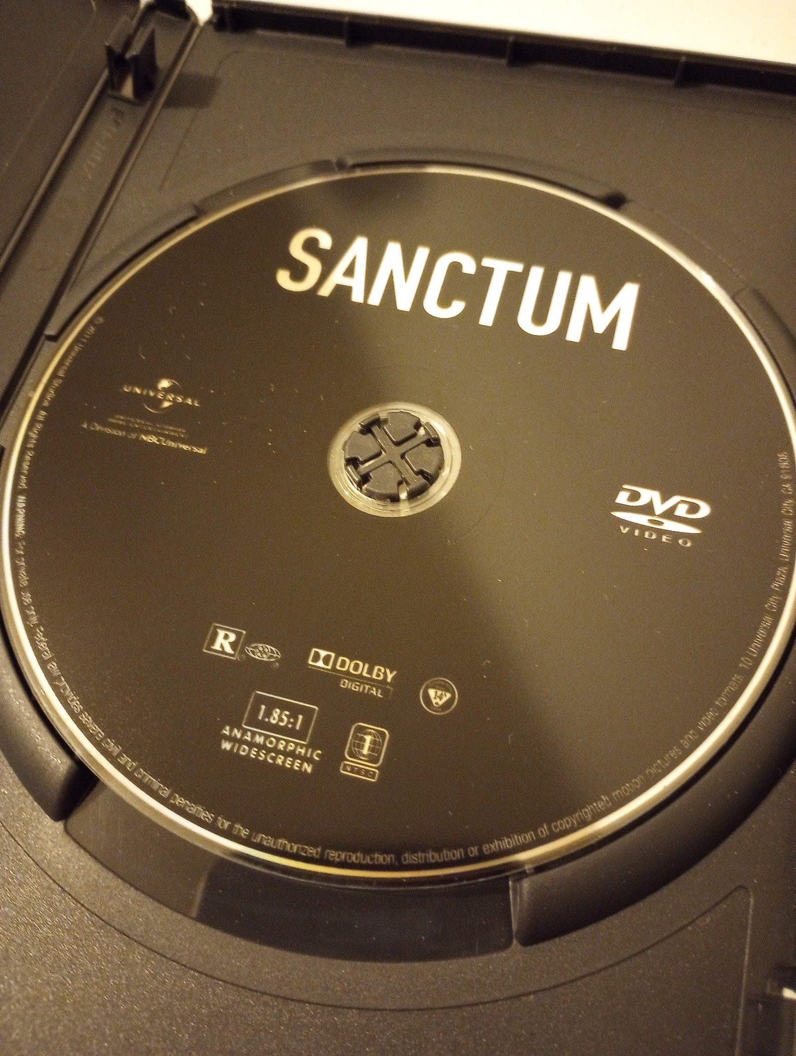Sanctum DVD, 2010, James Cameron - detail