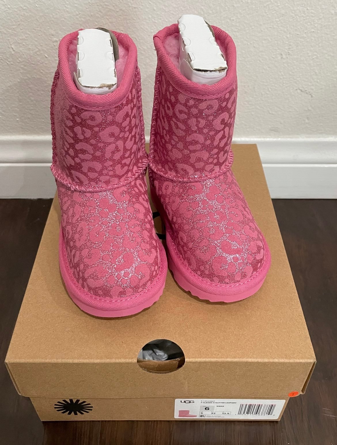 UGG Kids Boots Glitter Leopard