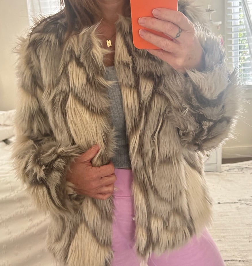 faux fur coat