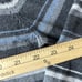 Pronto Uomo Men’s XXL Cotton Cashmere V Neck Pullover Striped Preppy Gray Office