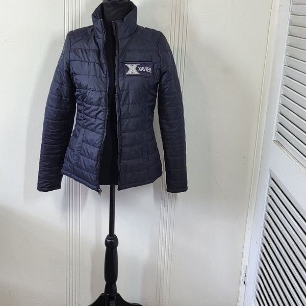 Xavier University Women's Lightweight Blue Puffer Jacket