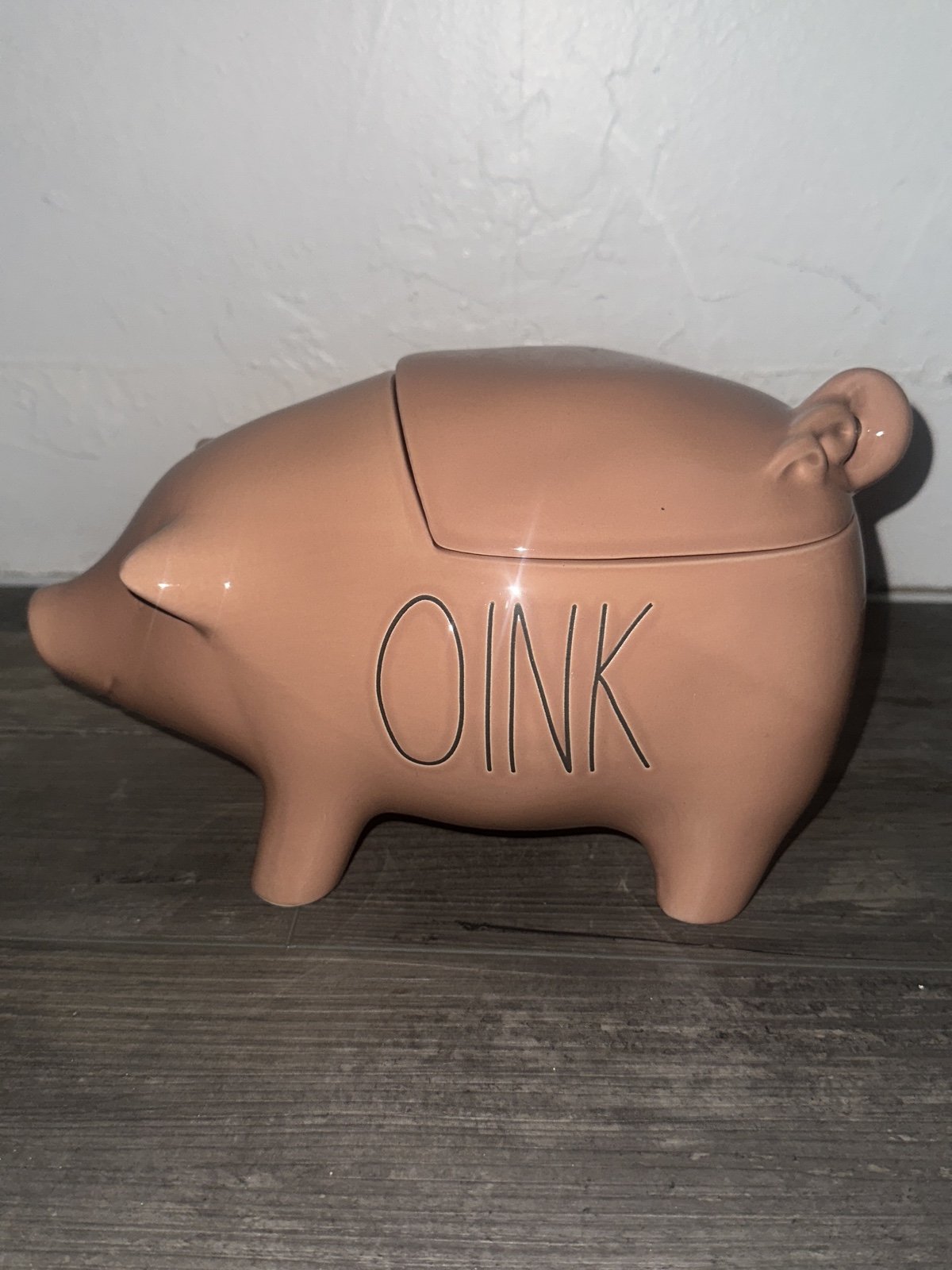 Rae Dunn oink pig canister