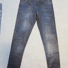 Jimmy Taverniti Jeans Print Ankle Tights Leggings Sz S / 25-26