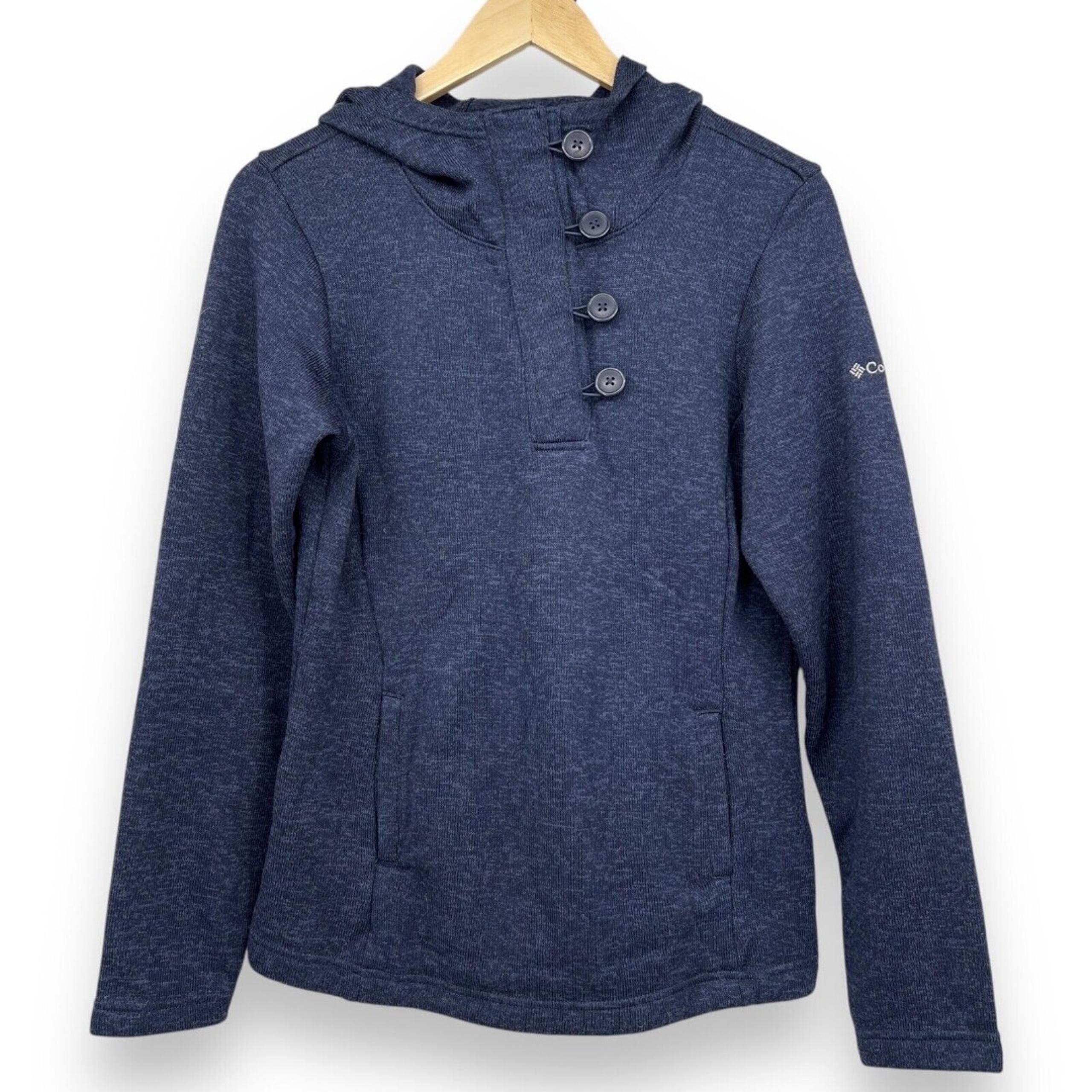 Columbia Darling Days Pullover Hoodie Women's M Heather Blue Camping Outdoors