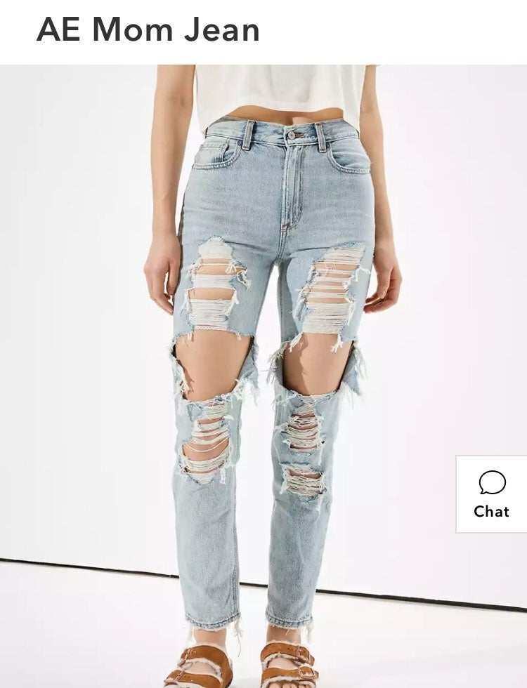 American Eagle mom jeans