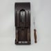 Vintage Cutco Knife Set 3 Pc Set 24 26 28 with Bakelite Wall Tray USA Made