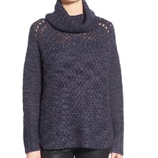 NWT Sanctuary Wool Blend Pullover Turtleneck Tunic Sweater Large