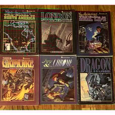 FASA Shadowrun Lot of 6 Virtual Grimoire Dragon Hunt Ivy Chrome Neo Anarchists +