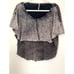 Free People Acid Washed Cropped Top Gray Shirt Women's Size XS(Medium-Large) h7