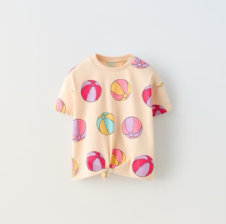 Zara toddler girls printed set 6Y
