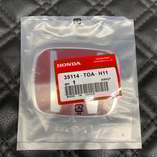 Honda CR-Z 2010-2018 35114-TOA-H11 Red JDM Emblem Front Grille H Logo Badge 3M