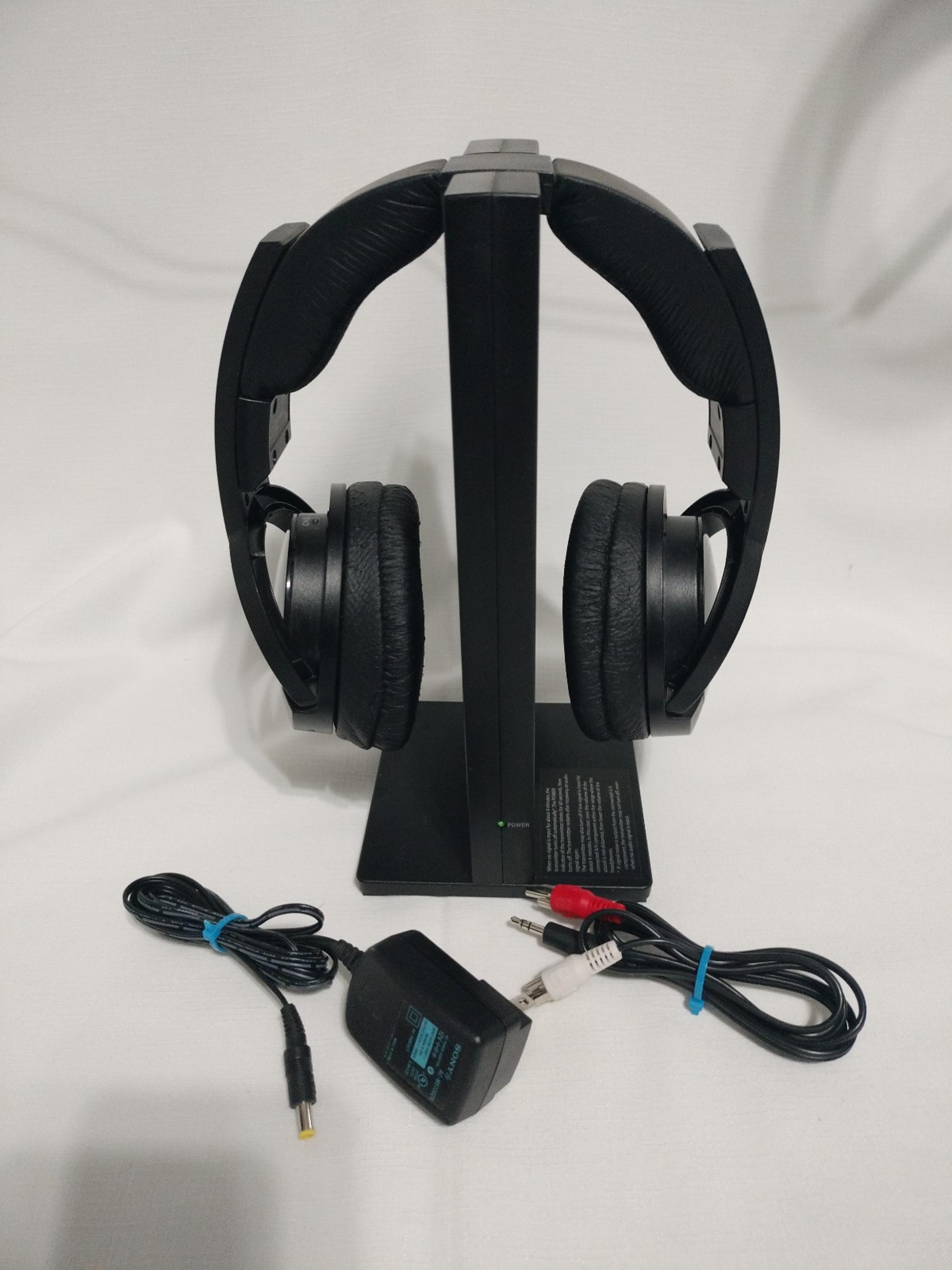 Sony MDR-RF985R Wireless Headphones & Transmitter Base TMR-RF985R - TESTED