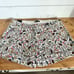 Dear John Finnegan Roll Cuff Printed Paisley Ladies Shorts 31 Size 12 Inseam 4.5