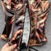 Copper Paint Stained Vintage Corset Top