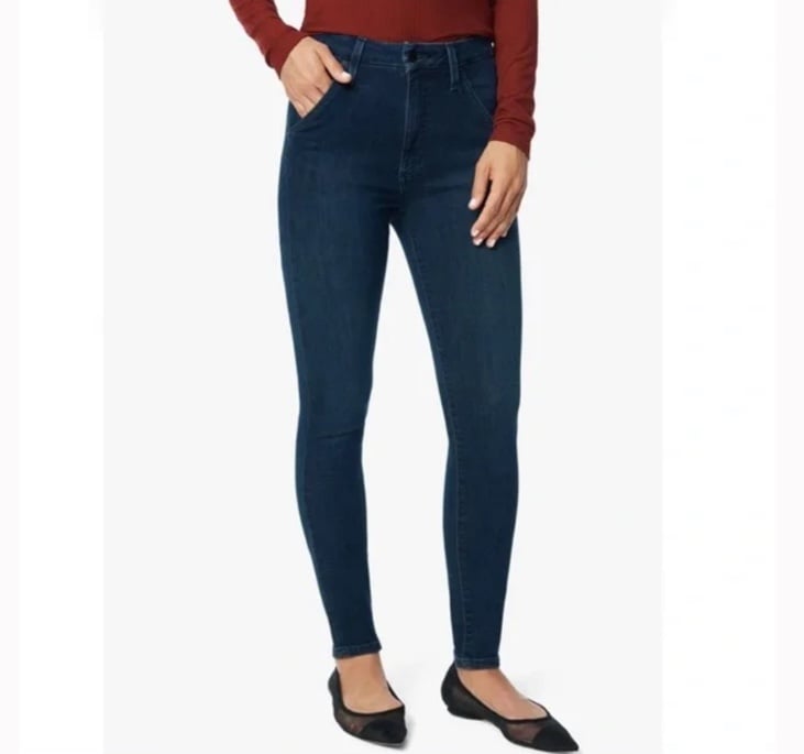 Joe’s Jeans Hi Rise Honey High Waisted Curvy Skinny Ankle Dark Curvy size 31