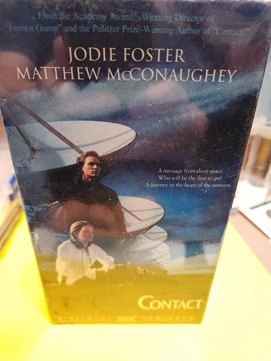 Contact (VHS, 1998) Consideration Academy Screener, Brand NEW, Jodie Foster