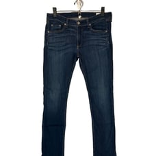 Rag & Bone Blue Orson Capri Raw Hem Cotton Blend Casual Denim Jeans Women Sz 30