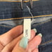 Rag & Bone Blue Orson Capri Raw Hem Cotton Blend Casual Denim Jeans Women Sz 30