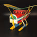 Vintage tin airplane toy