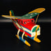 Vintage tin airplane toy