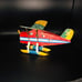 Vintage tin airplane toy