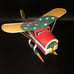 Vintage tin airplane toy