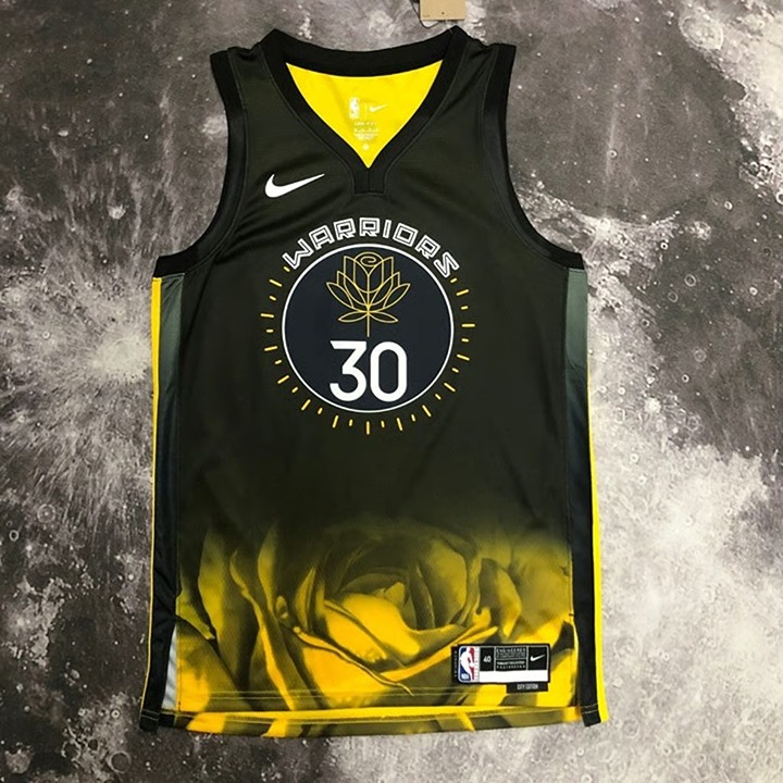 Steph Curry jersey 23 season nba Warriors 30 City version sw basketball uniform