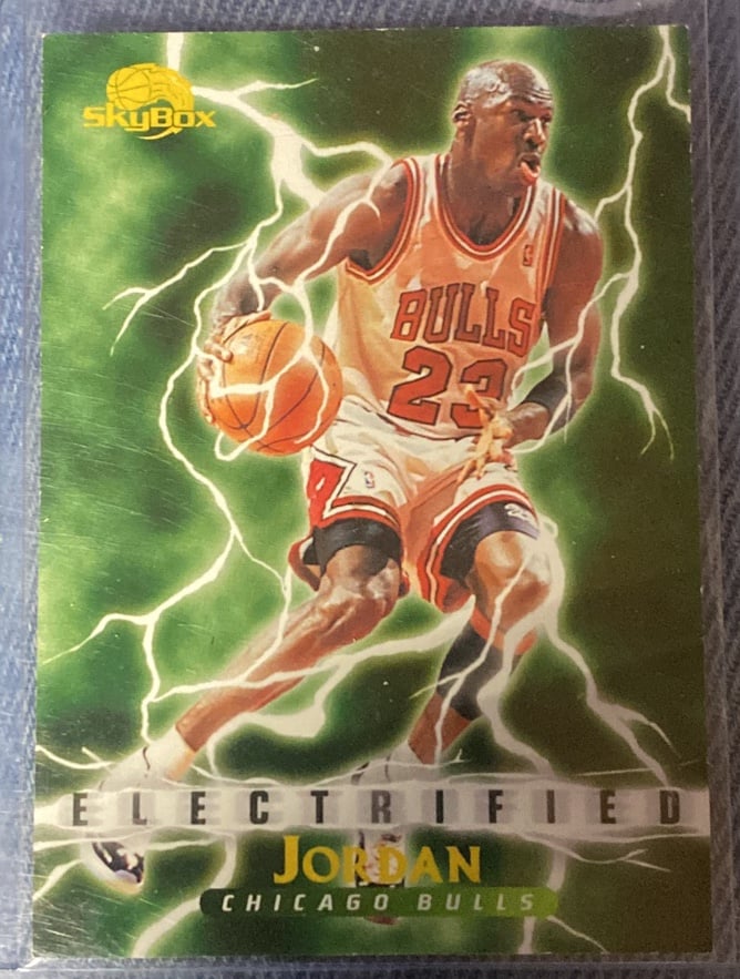 Michael Jordan 1996 Skybox Electrified