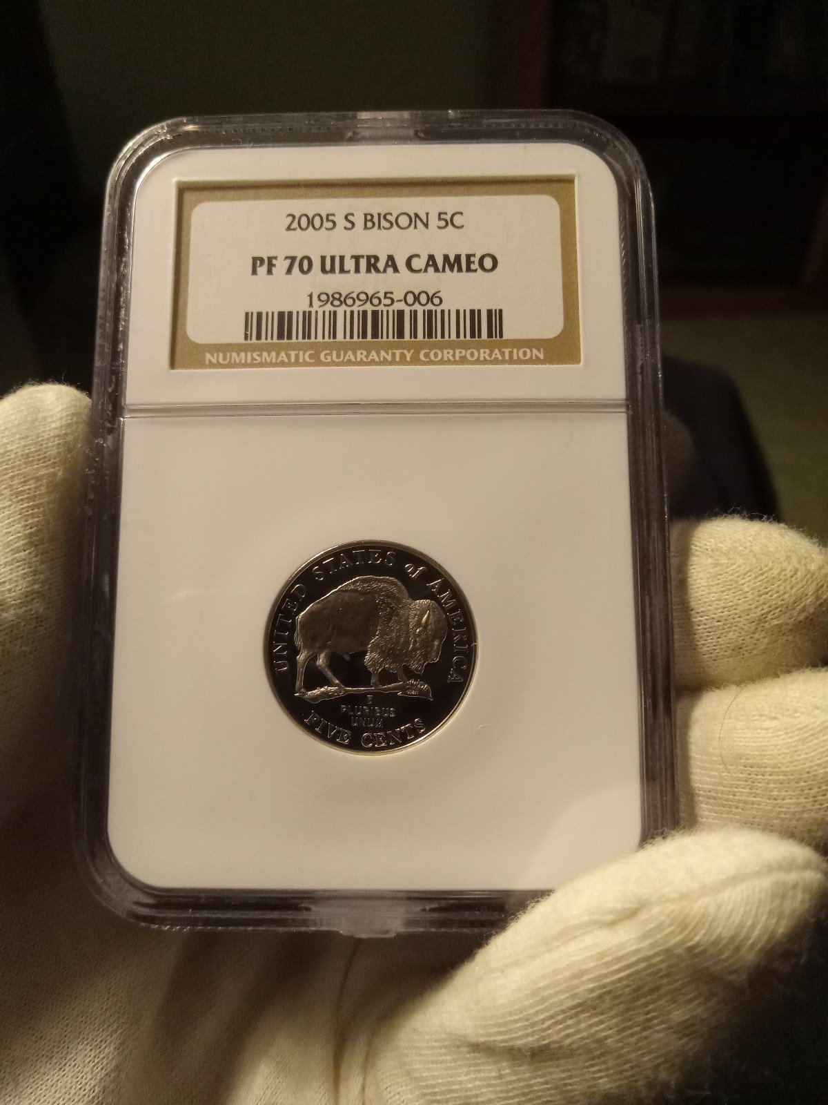 2005-S Bison nickel NGC PF70 ULTRA CAMEO