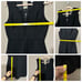 BCBGeneration Black Lace Inlay Sleeveless Pocket Romper NWT Size 0 FLAW
