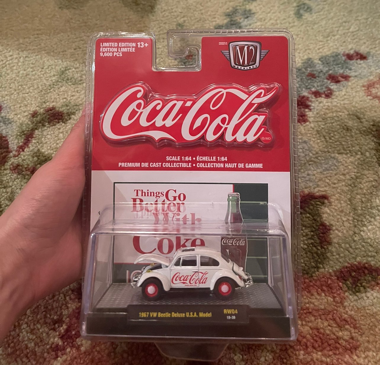 M2 Coca Cola 1967 VW Beetle Deluxe U.S.A. Model RW04 9600 Pcs M2 Coca Cola 1967 VW Beetle Deluxe U.S.A. Model RW04 9600 Pcs