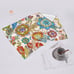 Floral Kitchen Towels Decorative Set Boho Mandala Dish Towels 2 Pack, 16 x24