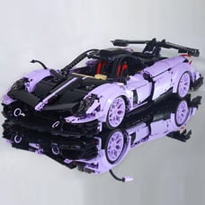 Mechanical Sports Car Of Assembled Building Block Toy Model（3428pcs）
